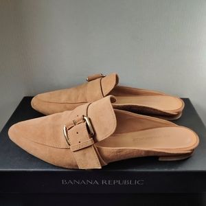Banana Republic suede slides